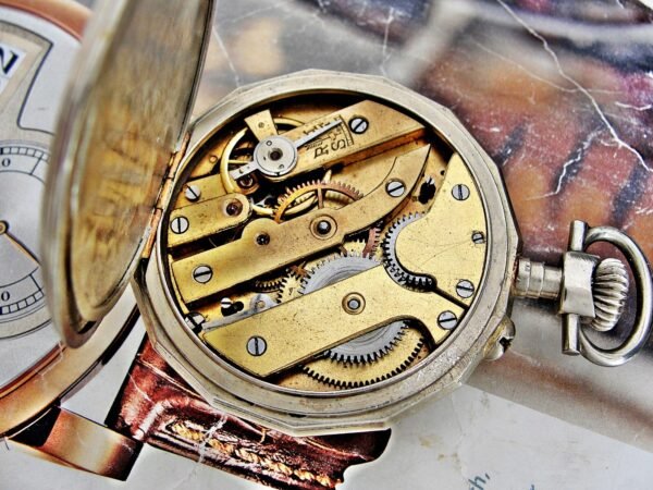 Beautiful hand-painted erotic pocket watch from the 1930s. - Image 15