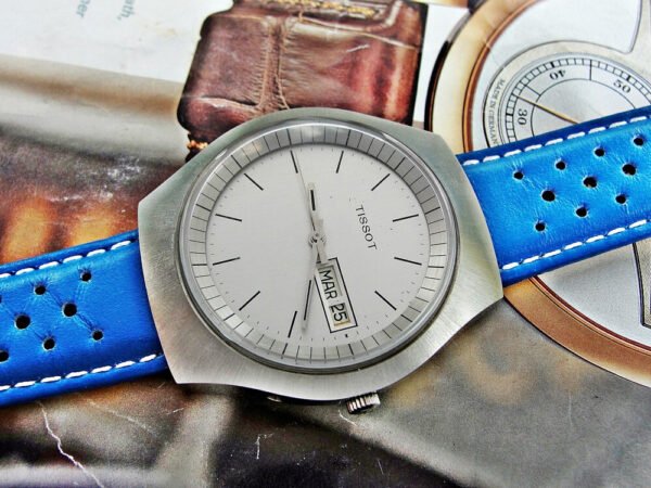 Beautiful large steel Tissot watch from the 1970s. - Image 14