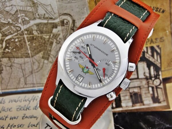 Beautiful rare Poljot Sturmanskie pilot chronograph watch from the 1980s - Image 14