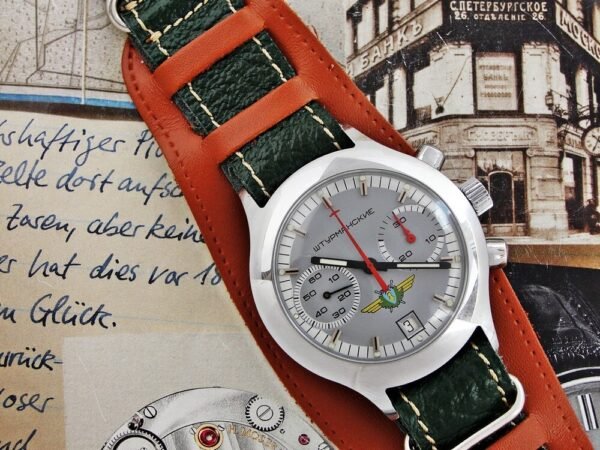 Beautiful rare Poljot Sturmanskie pilot chronograph watch from the 1980s - Image 16