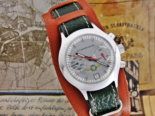 Beautiful rare Poljot Sturmanskie pilot chronograph watch from the 1980s - Image 21