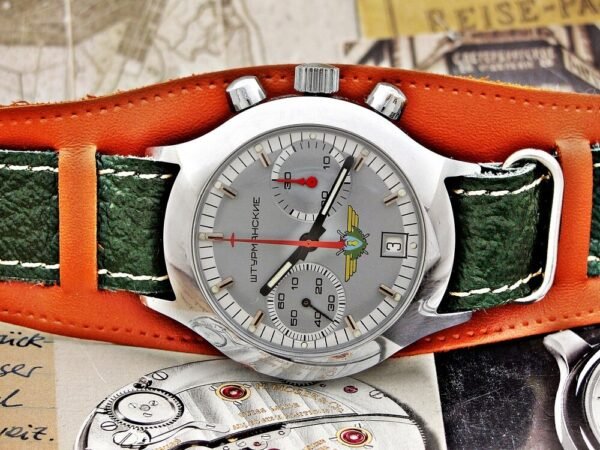 Beautiful rare Poljot Sturmanskie pilot chronograph watch from the 1980s - Image 24