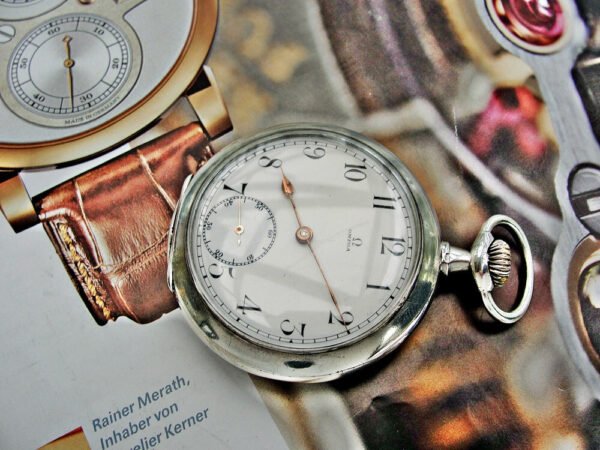Beautiful silver Omega pocket watch from the 1920s - Image 12