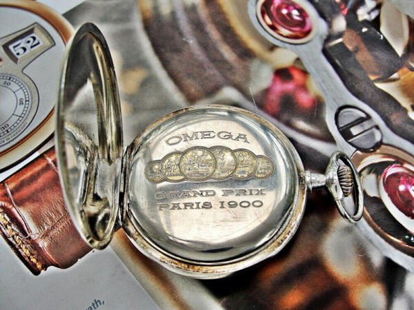 Beautiful silver Omega pocket watch from the 1920s - Image 7