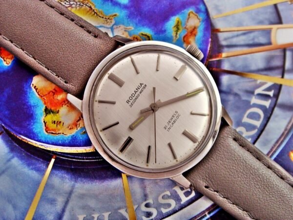 Beautiful steel Rodania Secondo Meter watch from the 1960s-1970s. - Image 11