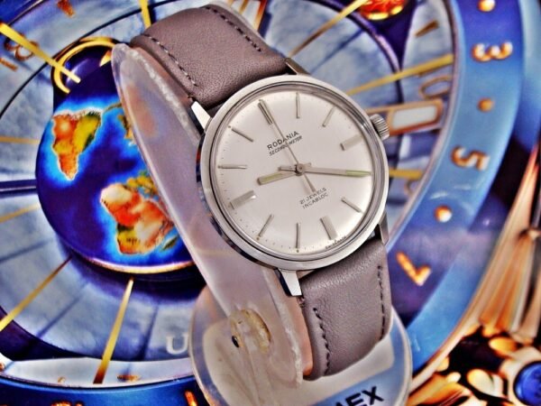 Beautiful steel Rodania Secondo Meter watch from the 1960s-1970s. - Image 12