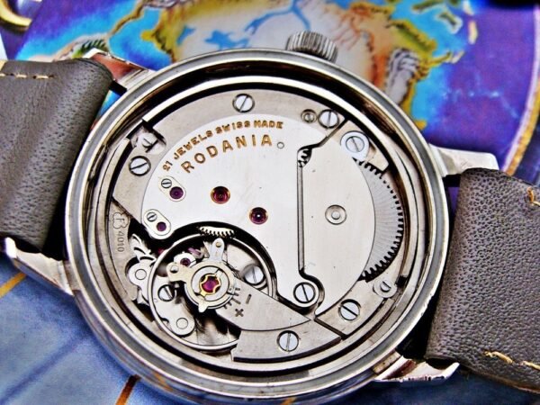 Beautiful steel Rodania Secondo Meter watch from the 1960s-1970s. - Image 18