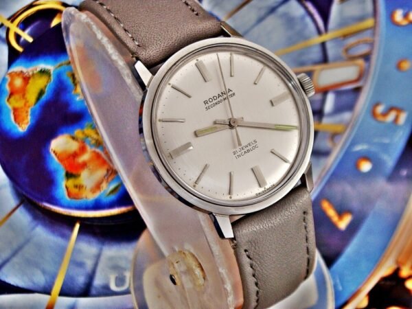 Beautiful steel Rodania Secondo Meter watch from the 1960s-1970s. - Image 3