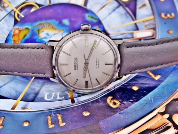 Beautiful steel Rodania Secondo Meter watch from the 1960s-1970s. - Image 24