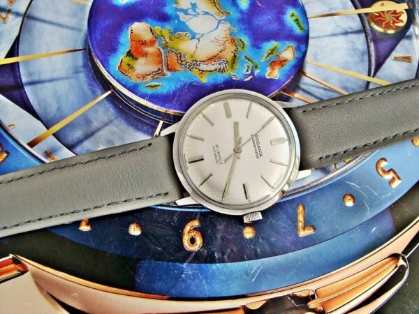 Beautiful steel Rodania Secondo Meter watch from the 1960s-1970s. - Image 25