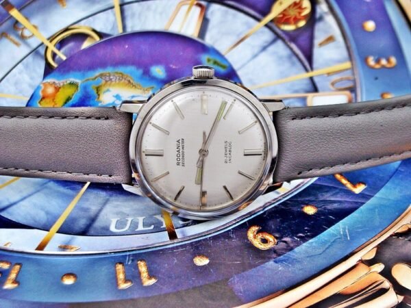 Beautiful steel Rodania Secondo Meter watch from the 1960s-1970s. - Image 6