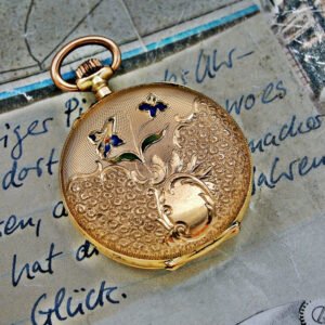 Nice 14k gold nun pocket watch from the 1800s.