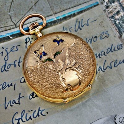 Nice 14k gold nun pocket watch from the 1800s.