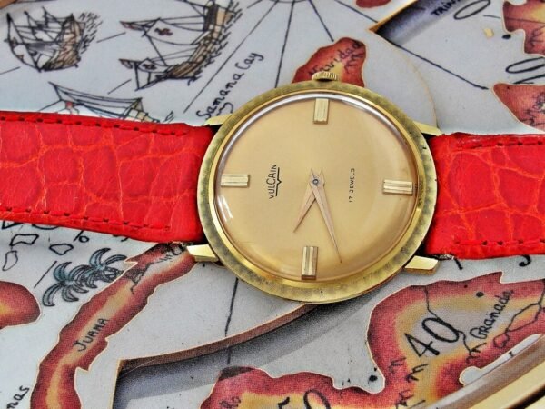 Nice and elegant Vulcain suit watch from the 1960s - Image 5