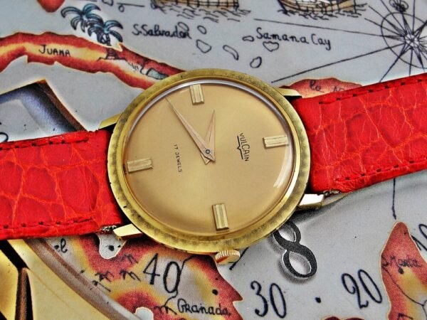 Nice and elegant Vulcain suit watch from the 1960s - Image 8