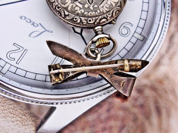 Nice silver nun's pocket watch with badge from the 1800s. - Image 16