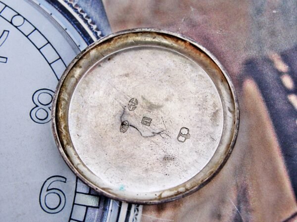 Nice silver nun's pocket watch with badge from the 1800s. - Image 10