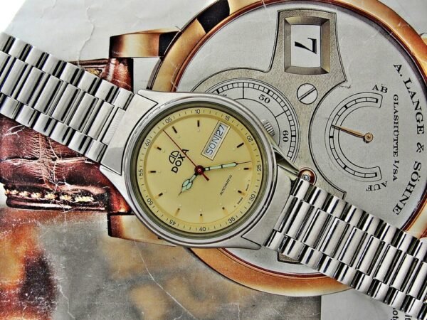 Nice steel automatic Doxa watch from the 1980s. - Image 17