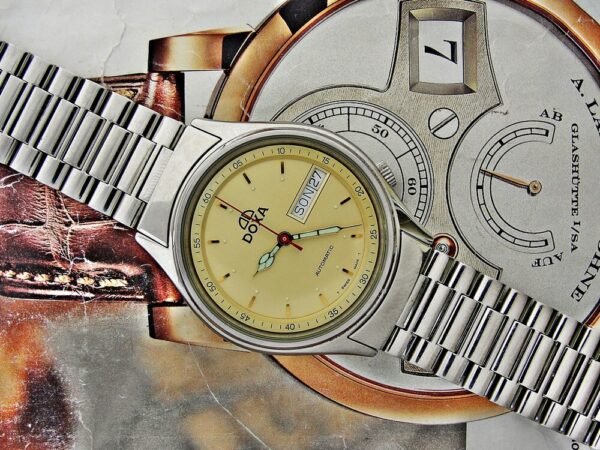 Nice steel automatic Doxa watch from the 1980s. - Image 5