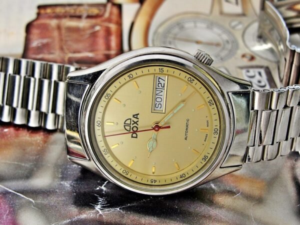 Nice steel automatic Doxa watch from the 1980s. - Image 6