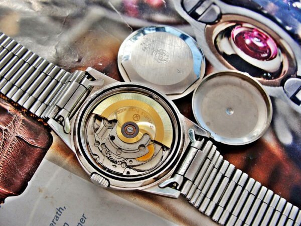 Nice steel automatic West End Watch from the 1970s. - Image 11