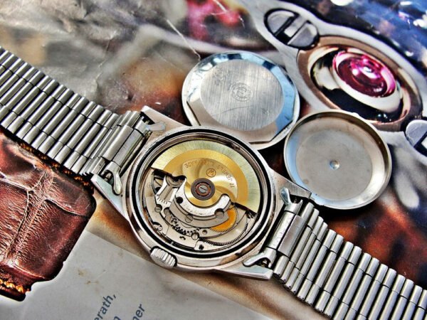 Nice steel automatic West End Watch from the 1970s. - Image 12