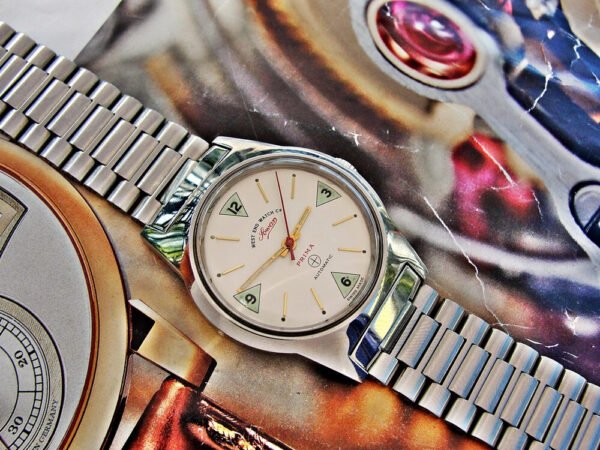 Nice steel automatic West End Watch from the 1970s. - Image 15