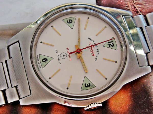 Nice steel automatic West End Watch from the 1970s. - Image 5