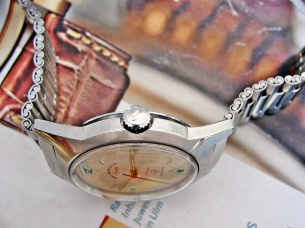Nice steel automatic West End Watch from the 1970s. - Image 8