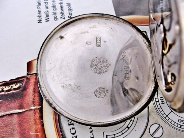Rare silver Omega watch from 1931. - Image 12