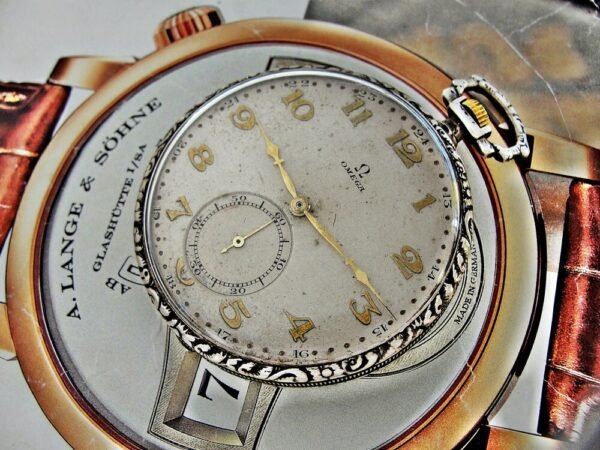 Rare silver Omega watch from 1931. - Image 4