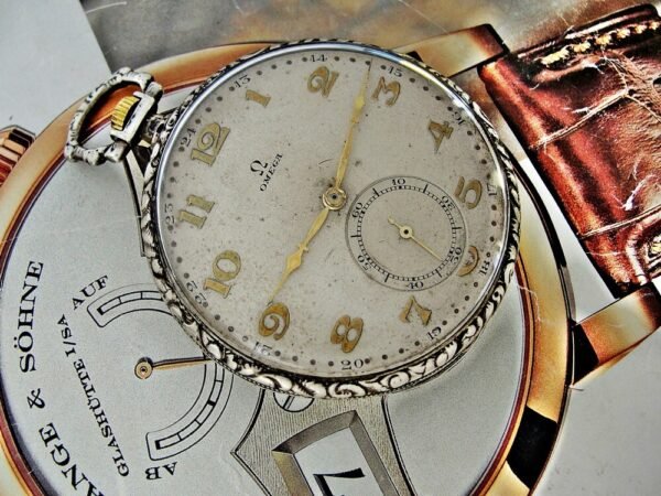 Rare silver Omega watch from 1931. - Image 5
