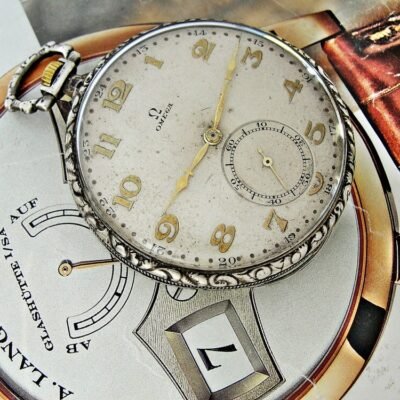 Rare silver Omega watch from 1931.