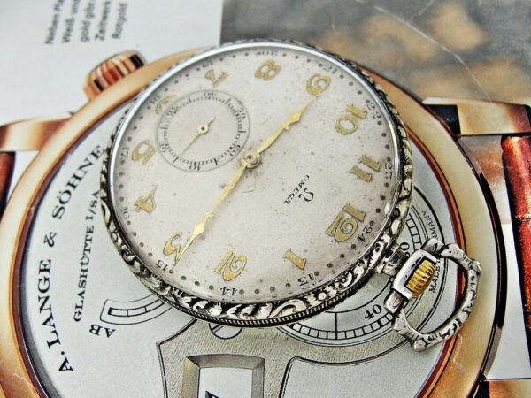 Rare silver Omega watch from 1931. - Image 6