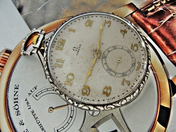 Rare silver Omega watch from 1931. - Image 8