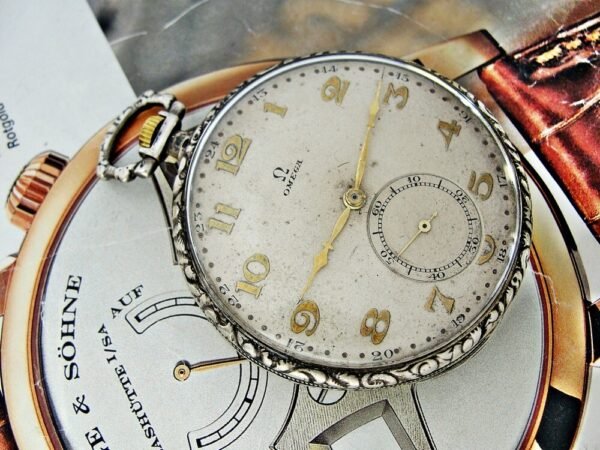 Rare silver Omega watch from 1931. - Image 10