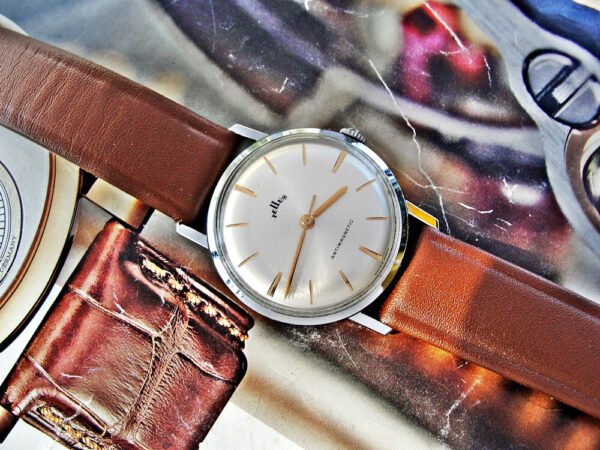 Very nice Tellus Cortebert watch from the 1950s. - Image 14