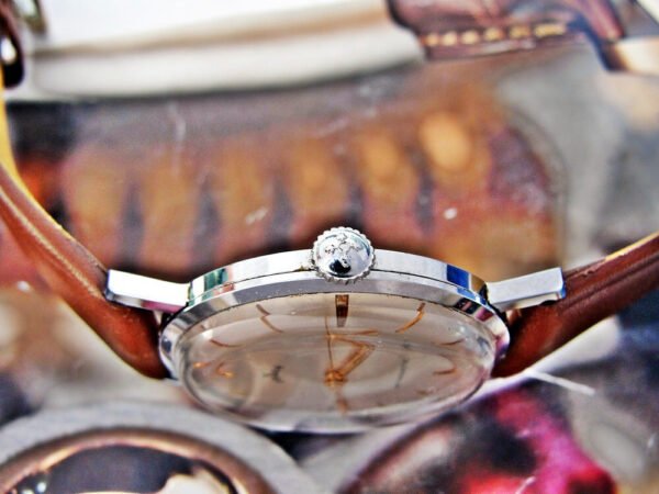 Very nice Tellus Cortebert watch from the 1950s. - Image 7
