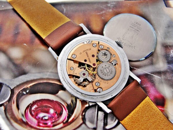 Very nice Tellus Cortebert watch from the 1950s. - Image 10
