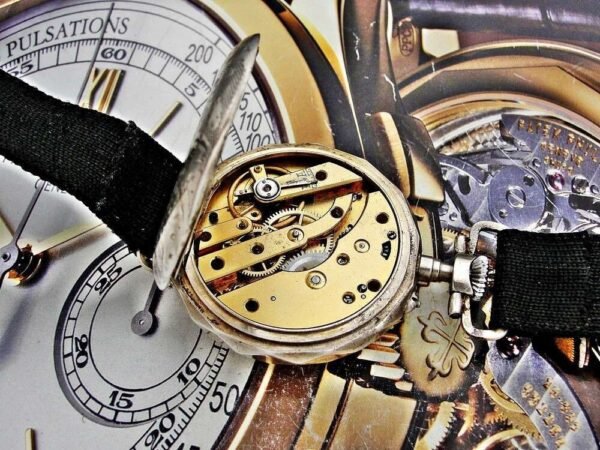 Beautiful porcelain dial, silver case, swinging pocket watch. - Image 19