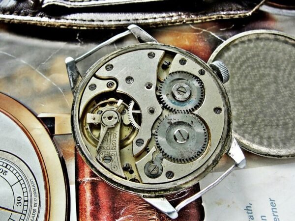 Beautiful porcelain dial watch from the early 1900s - Image 11