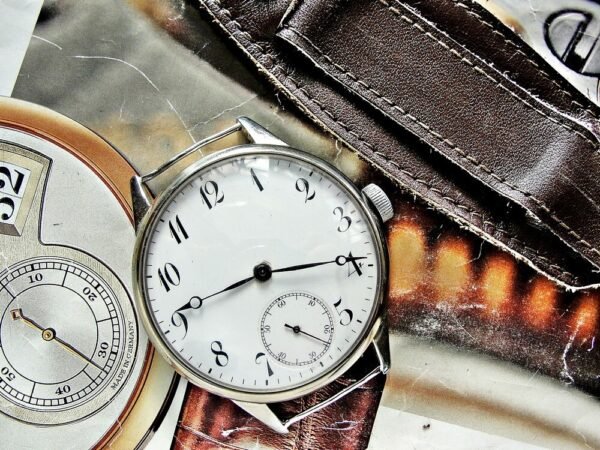 Beautiful porcelain dial watch from the early 1900s - Image 13