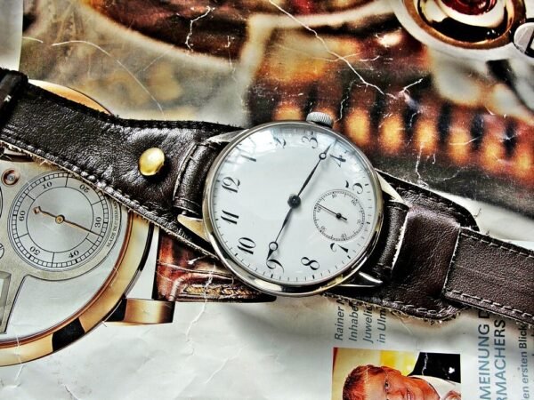 Beautiful porcelain dial watch from the early 1900s - Image 15