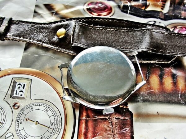 Beautiful porcelain dial watch from the early 1900s - Image 9