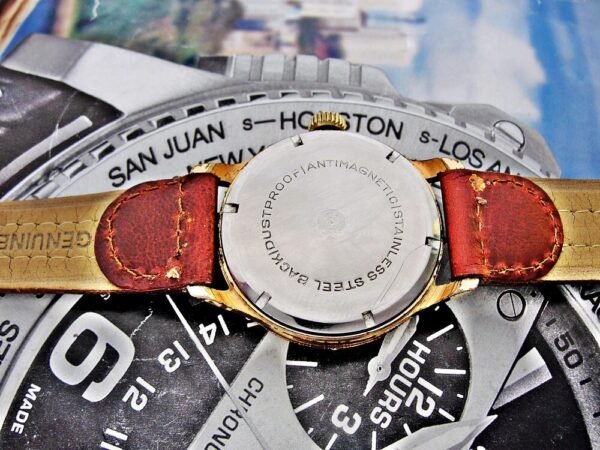 Beautiful very rare Tylex pointer date watch  from the 1950s. - Image 13