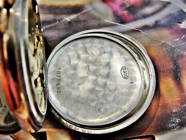 Longines double-lid silver pocket watch from the early 1900s. - Image 14