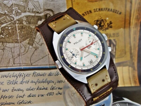 Nice Poljot Sturmanskie Pilot Chronograph watch from the 1980s. - Image 22