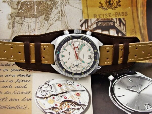 Nice Poljot Sturmanskie Pilot Chronograph watch from the 1980s. - Image 25
