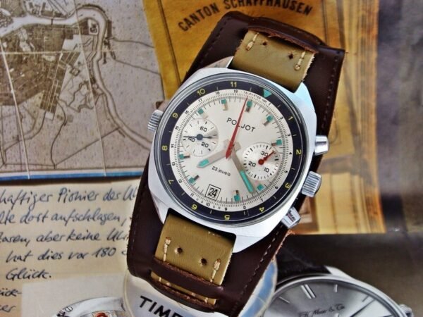 Nice Poljot Sturmanskie Pilot Chronograph watch from the 1980s. - Image 9