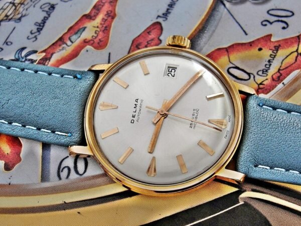 Nice Swiss Delma automatic watch from the 1960s - Image 8